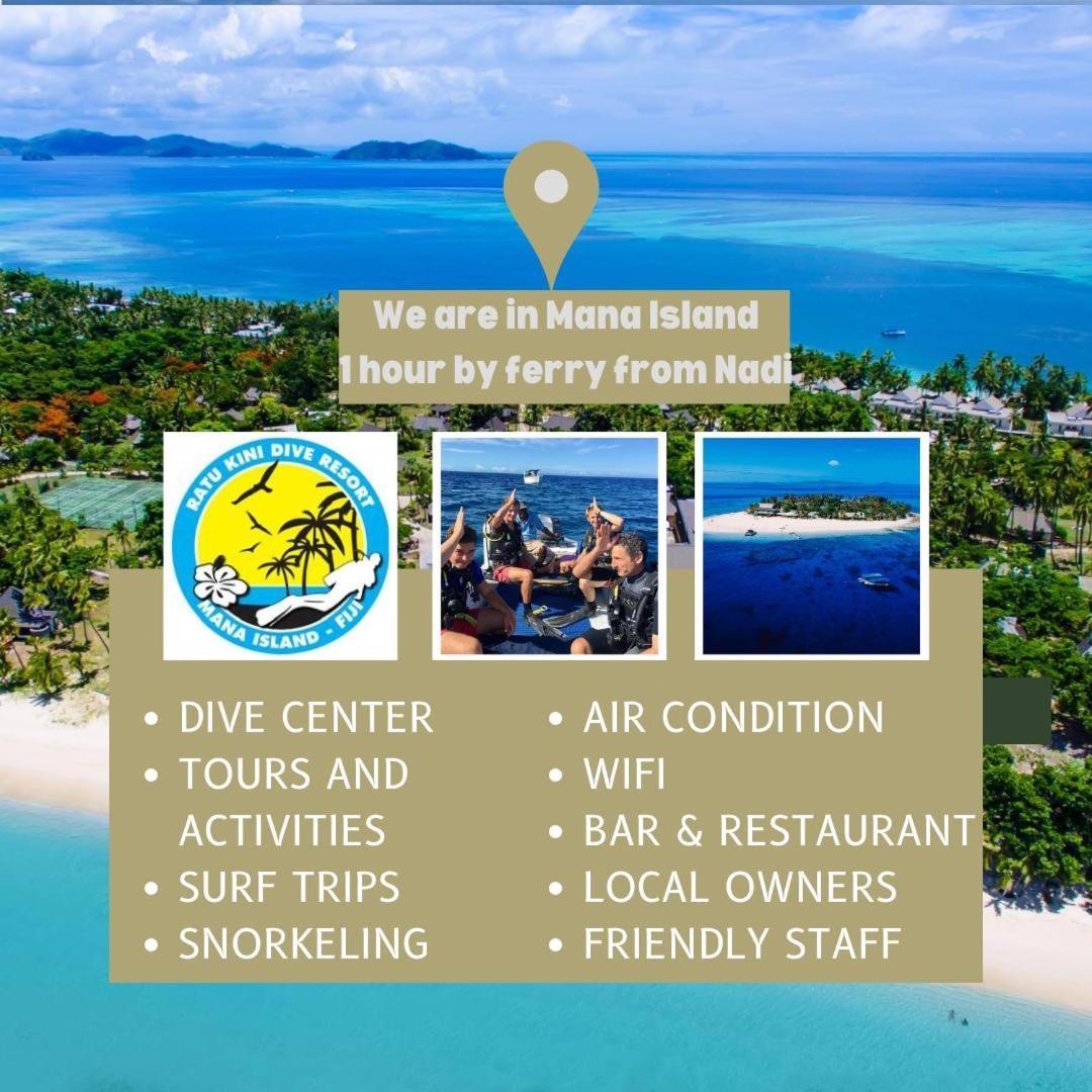 Ratu Kini Dive & Stay Mana Island Eksteriør billede